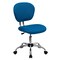 Emma and Oliver Mid-Back Mesh Padded Swivel Task Office Chair with Chrome Base